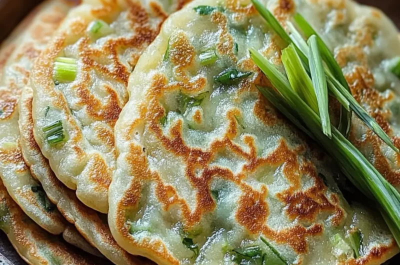 Crispy Chinese Scallion Pancakes