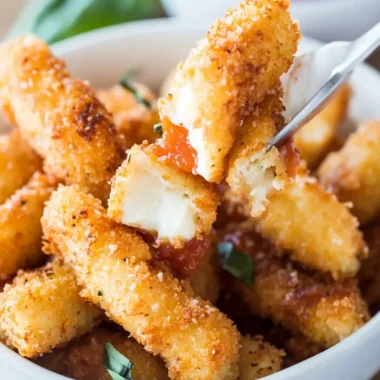 Panko Fried Mozzarella Sticks