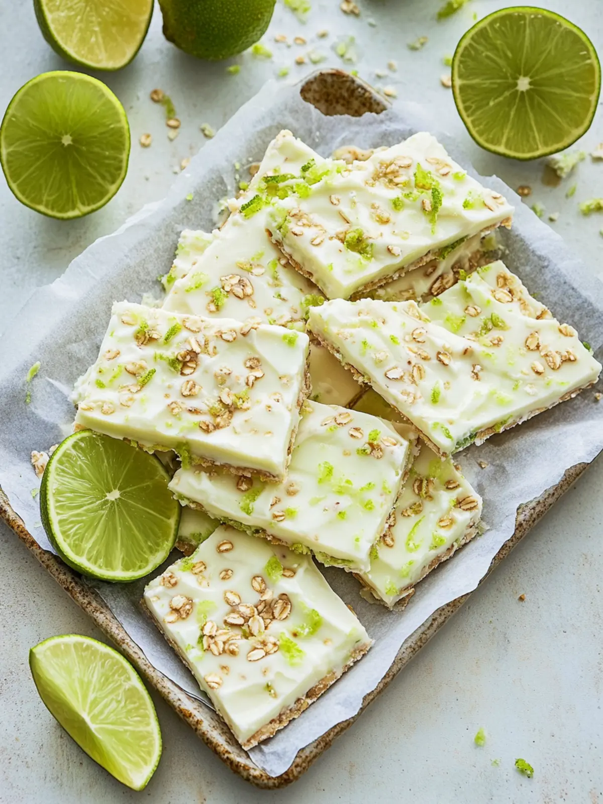 Key Lime Pie Yogurt Bark