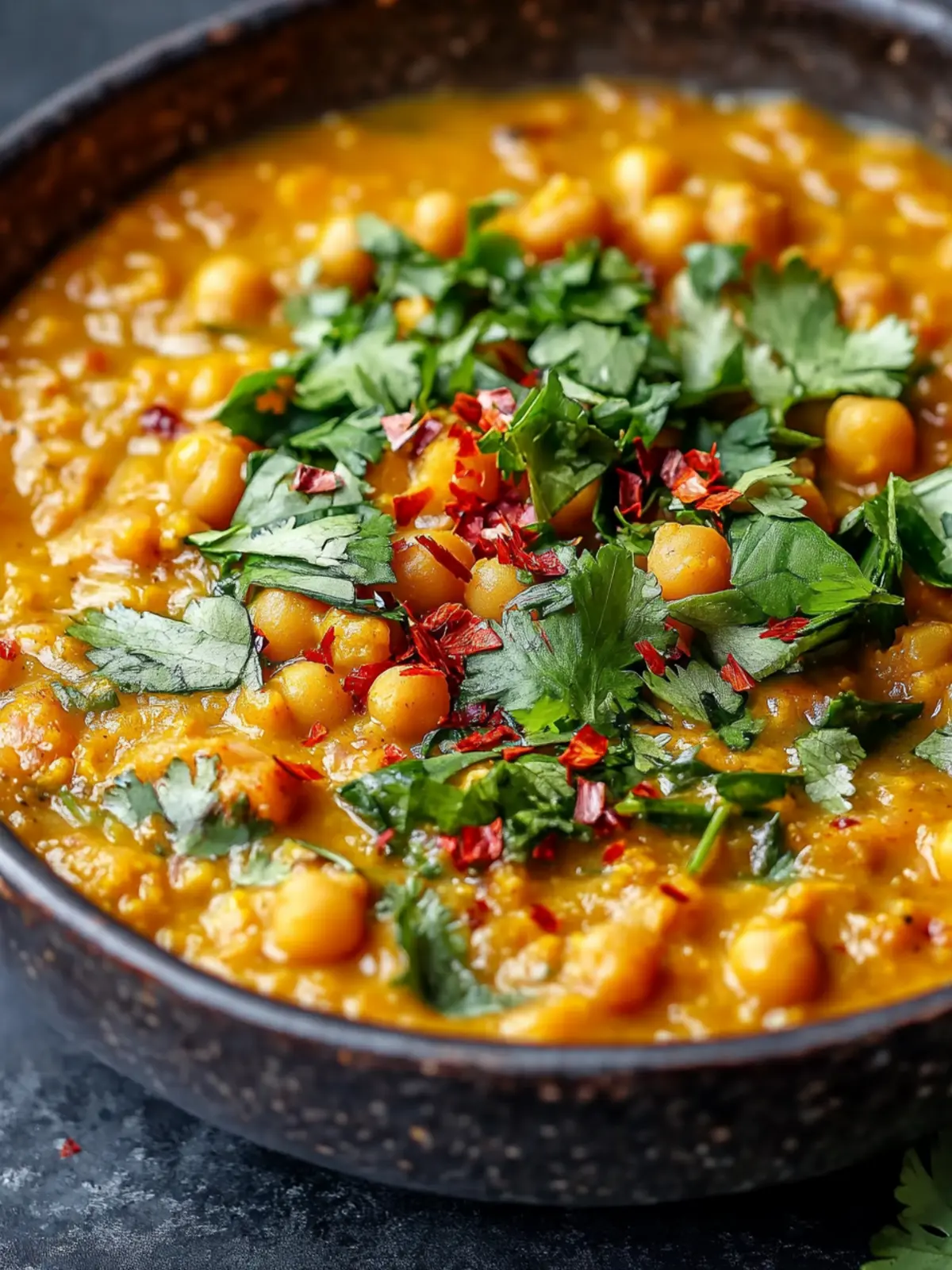 Easy & Delicious Creamy Chickpea & Red Lentil Curry