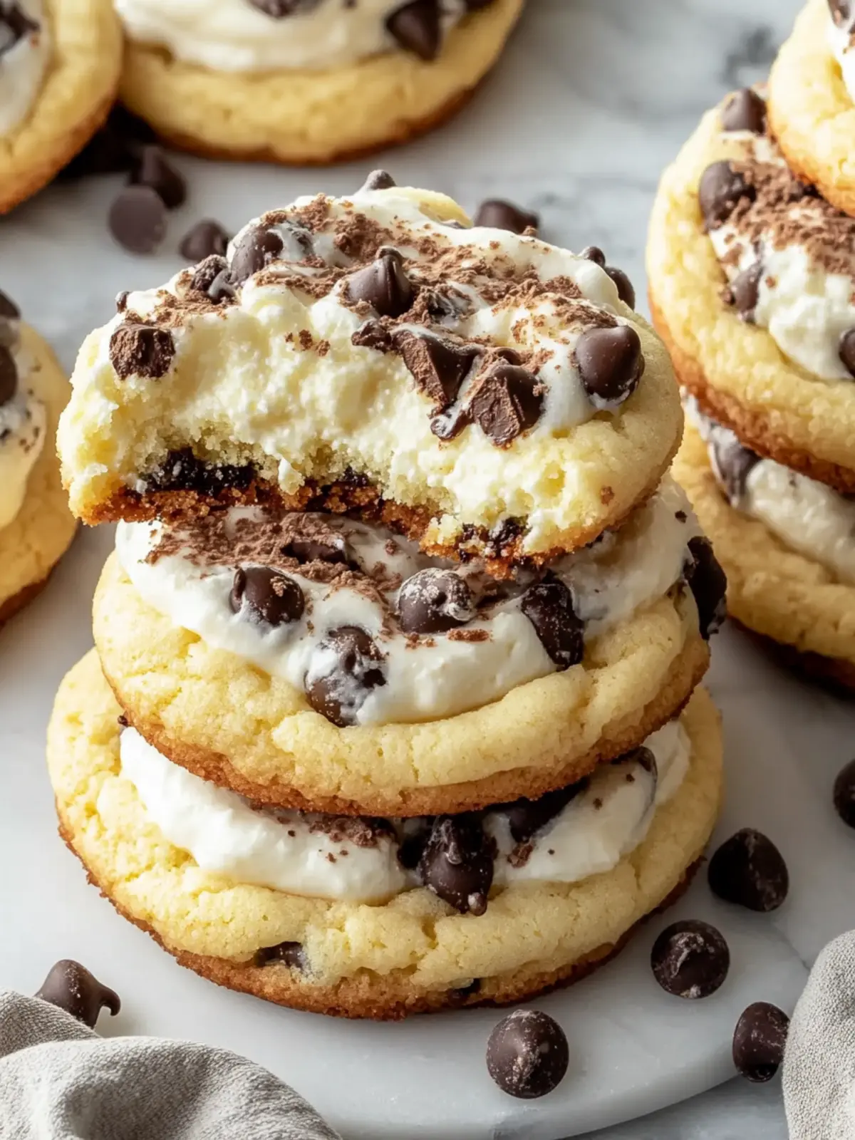 Chocolate Chip Cheesecake Cookies