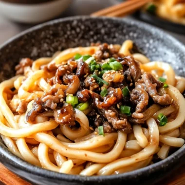 Stir-Fried Bulgogi Udon Noodles
