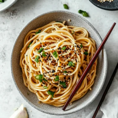 15 Minute Garlic Sesame Noodles That Will Wow Your Tastebuds 10 15 Minute Garlic Sesame Noodles