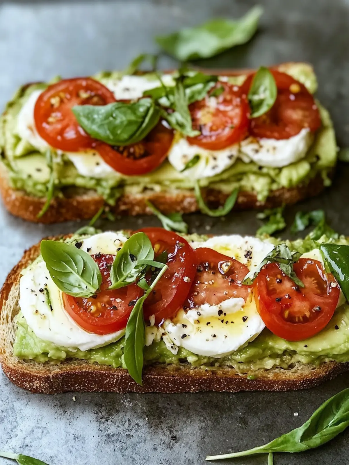 Caprese Avocado Toast