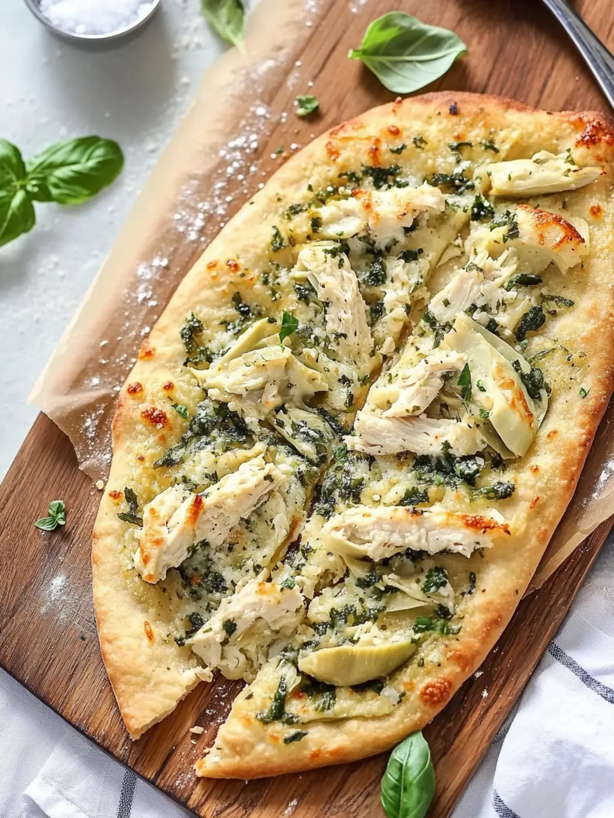 Delicious Chicken Artichoke Flatbread for Cozy Nights In 4 Chicken Artichoke Flatbread