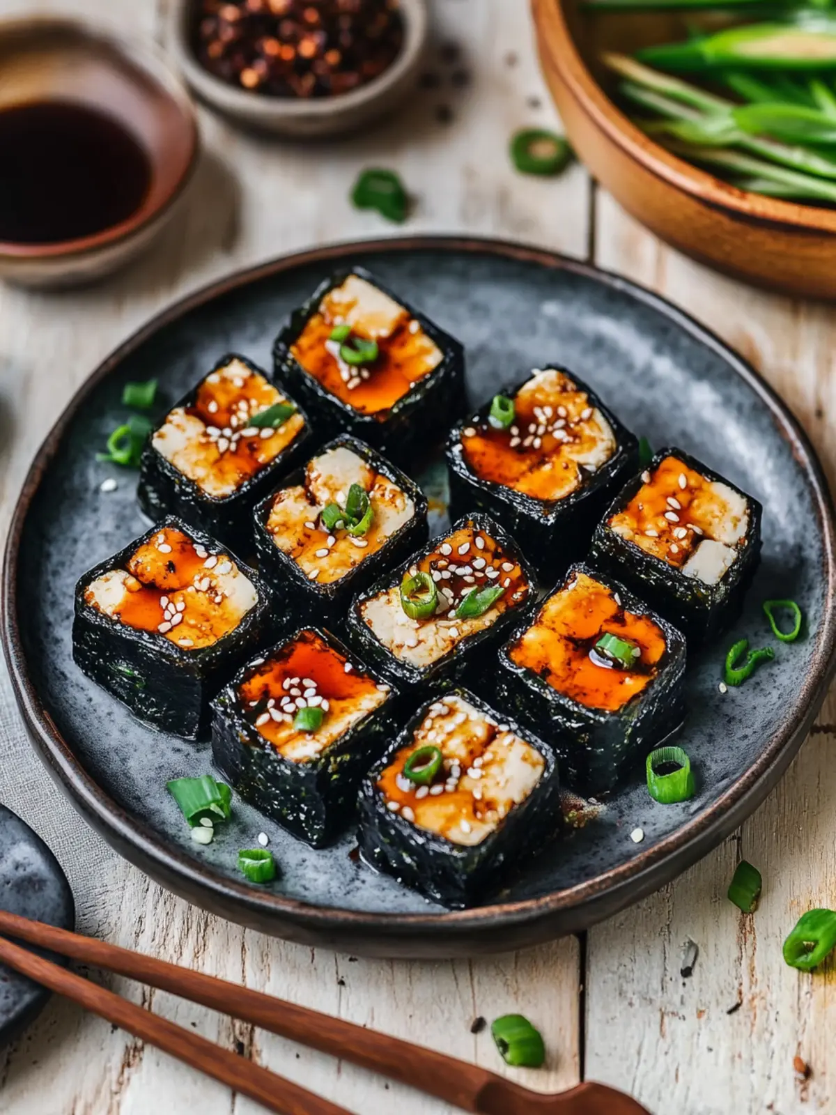 Vegan Spicy Seaweed Tofu Rolls for a Flavorful Twist 3 Spicy Seaweed Tofu Rolls