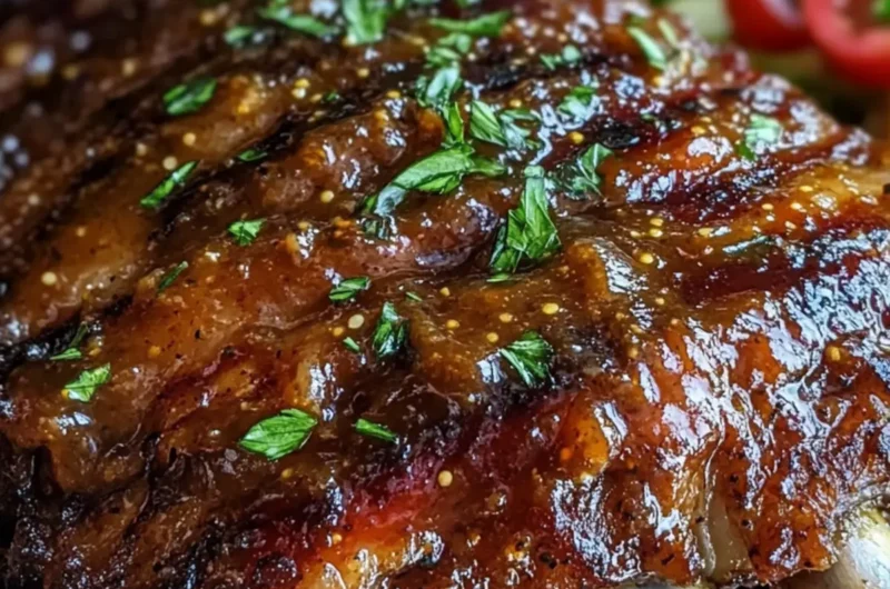 Slow Cooker Honey Mustard Baby Back Ribs