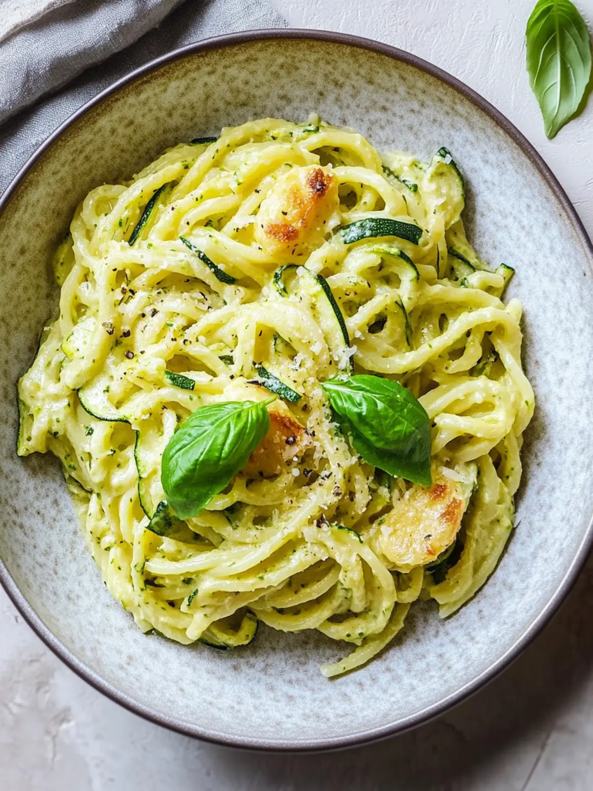 Creamy Zucchini Butter Pasta