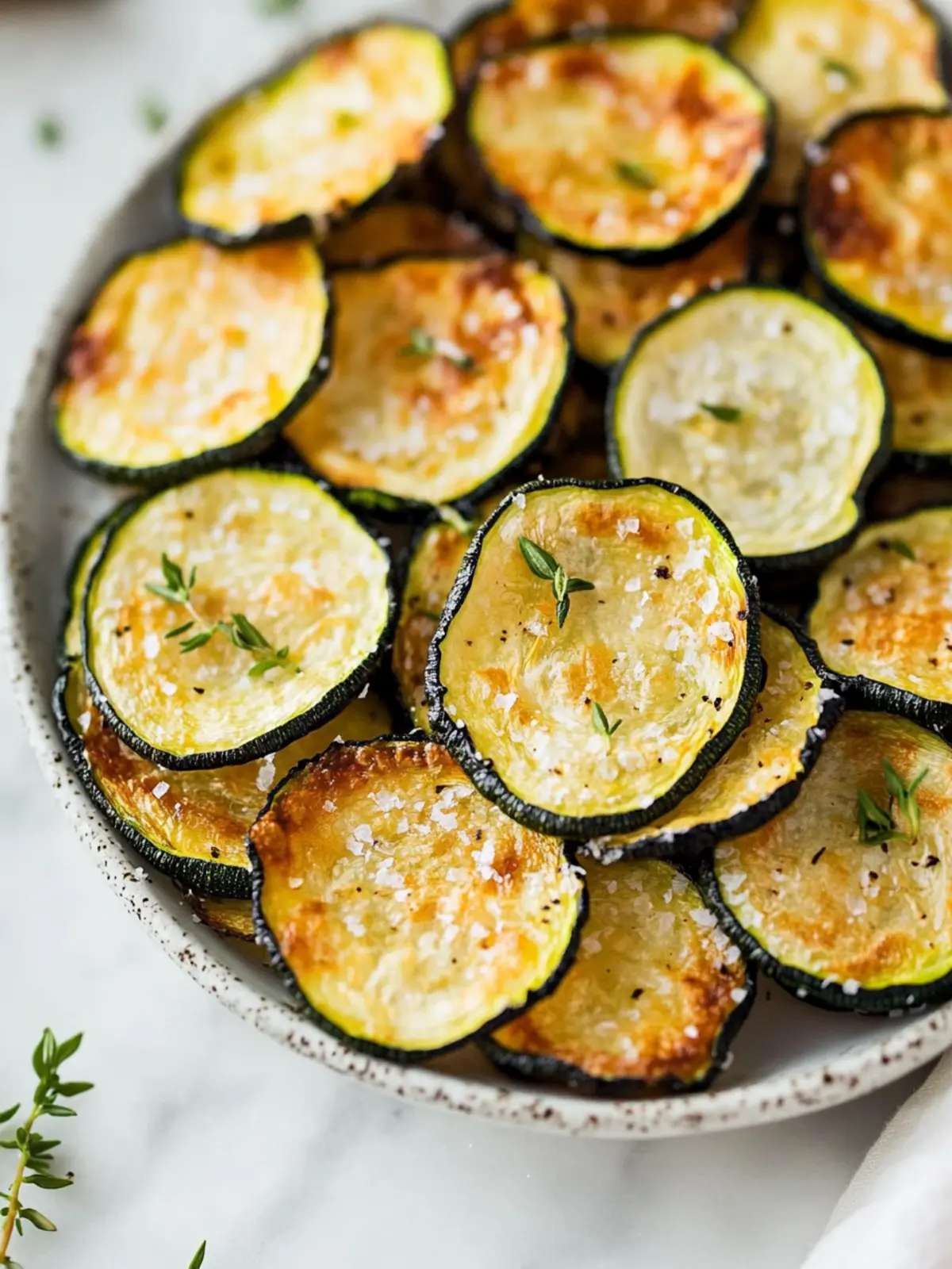 Baked Zucchini Chips