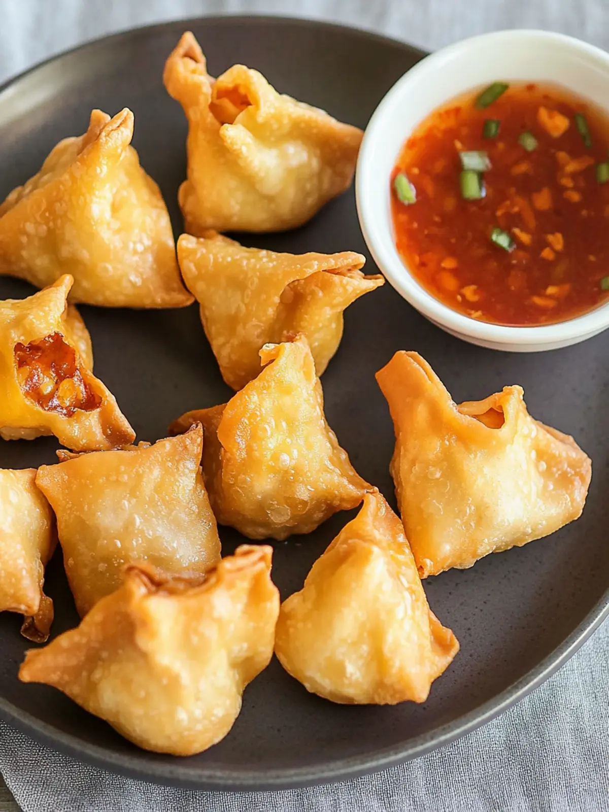 Crispy Gluten Free Crab Rangoon for Ultimate Snack Love 4 Gluten Free Crab Rangoon