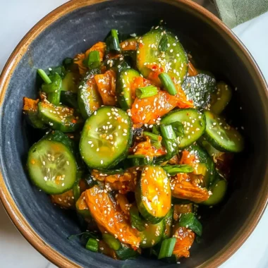 Easy Cucumber Kimchi Salad