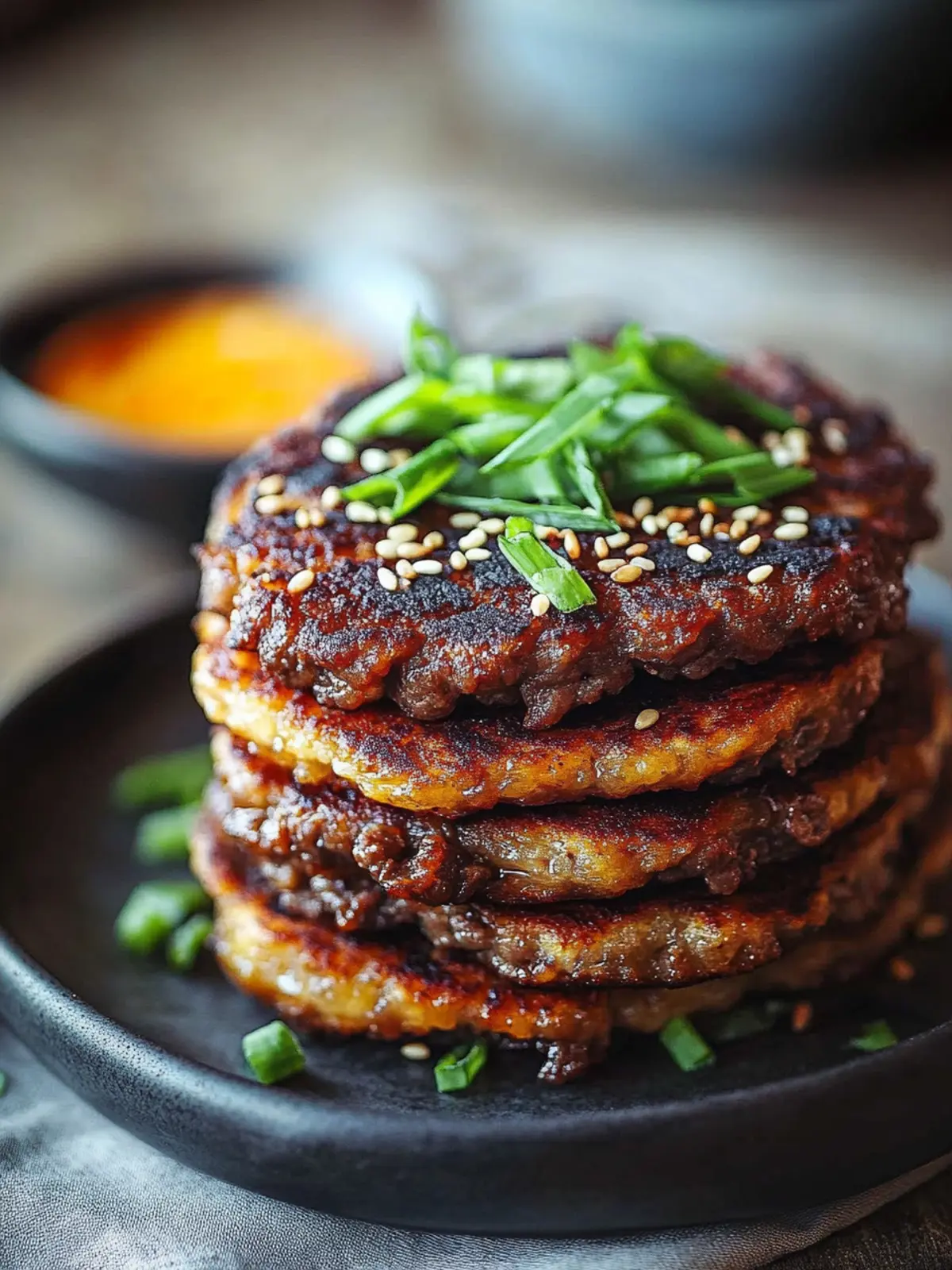 Savor Hearty Korean Beef Patty Pancakes for Cozy Nights 3 Hearty Korean Beef Patty Pancakes
