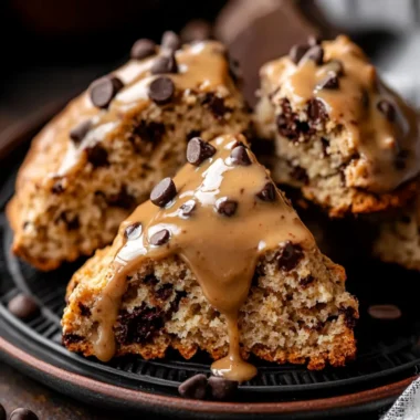 Chocolate Chip Coffee Scones with Coffee Glaze for Your Mornings 9 Chocolate Chip Coffee Scones with Coffee Glaze
