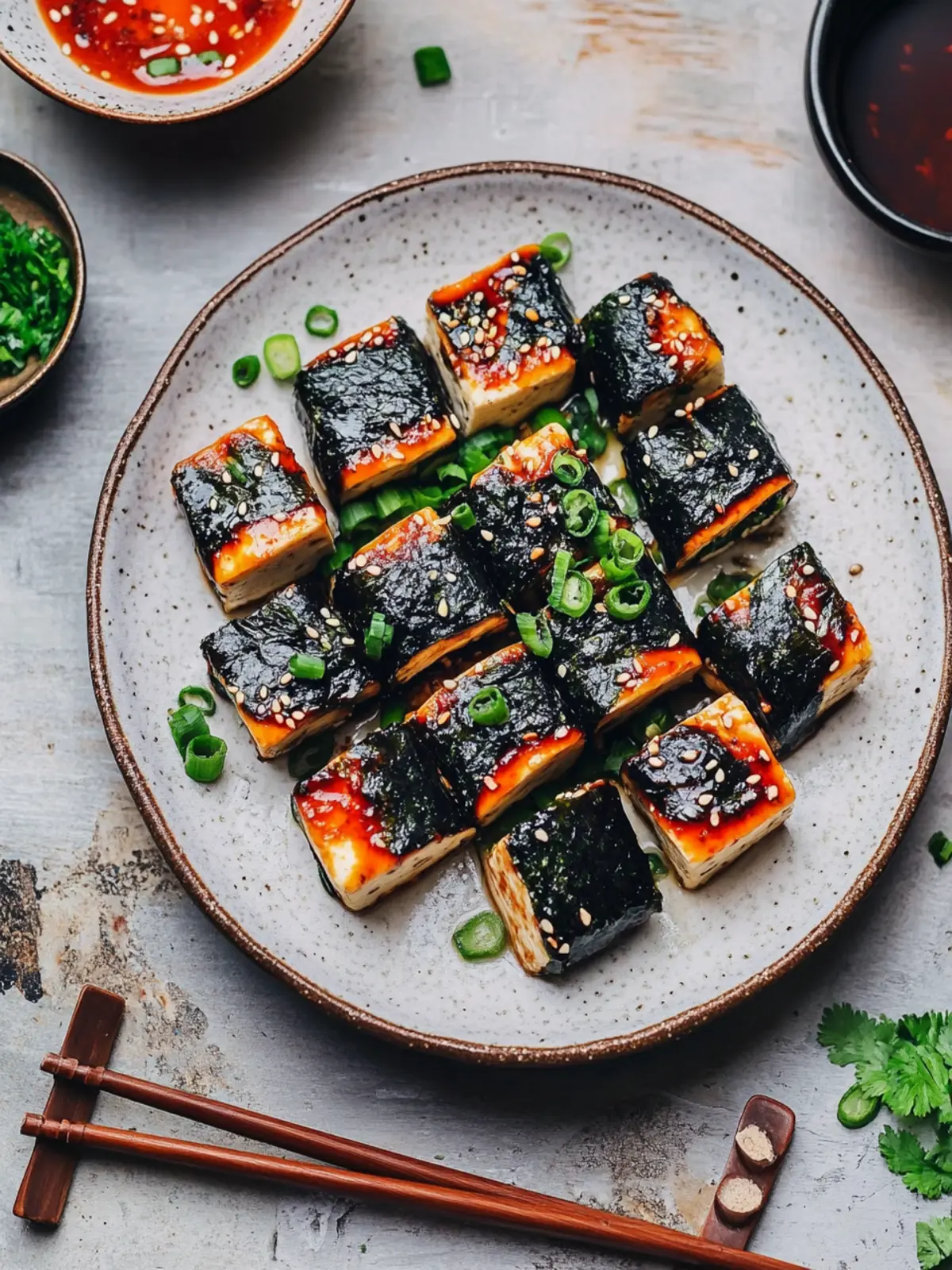 Vegan Spicy Seaweed Tofu Rolls for a Flavorful Twist 4 Spicy Seaweed Tofu Rolls