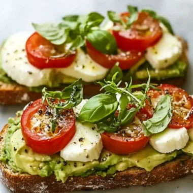 Caprese Avocado Toast