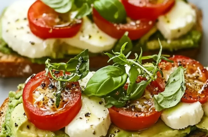 Caprese Avocado Toast