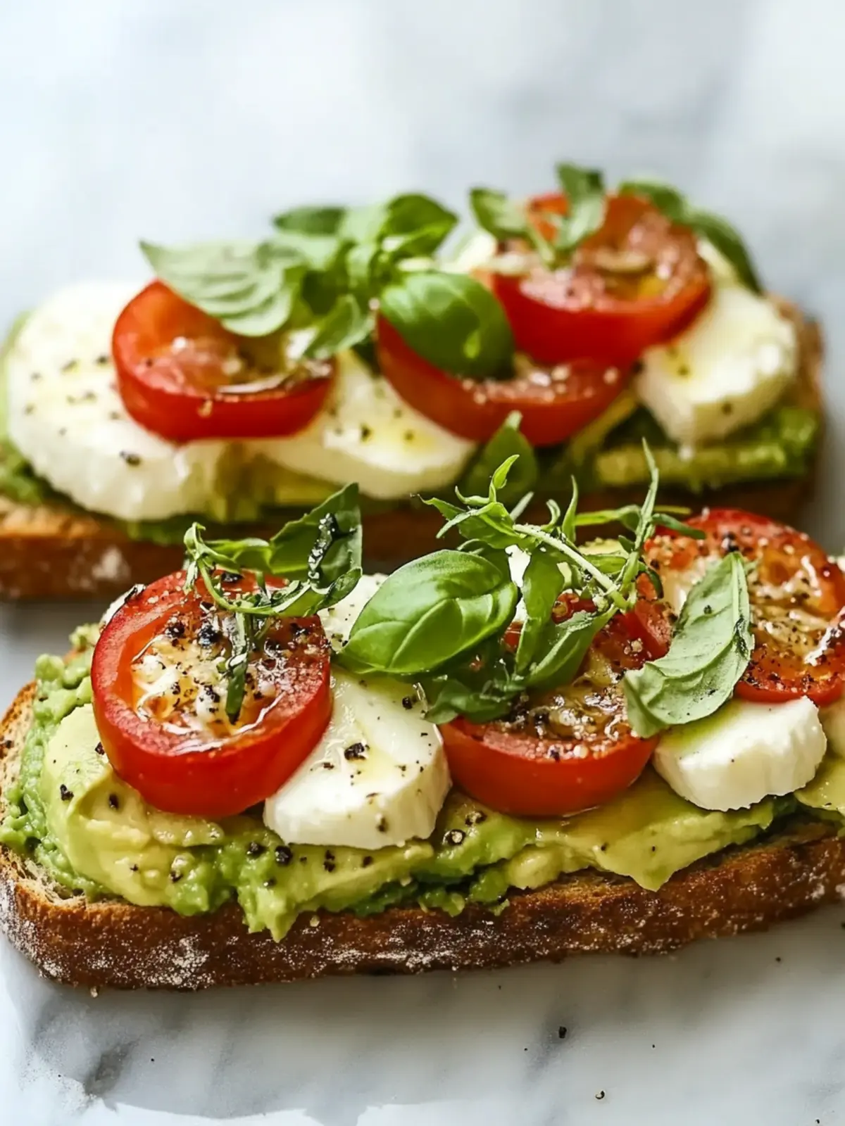 Caprese Avocado Toast