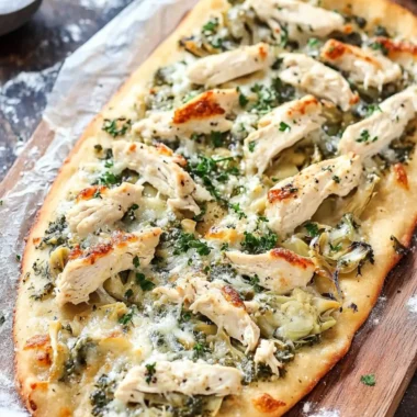 Chicken Artichoke Flatbread