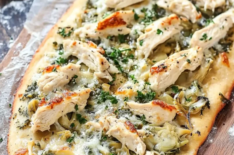 Chicken Artichoke Flatbread