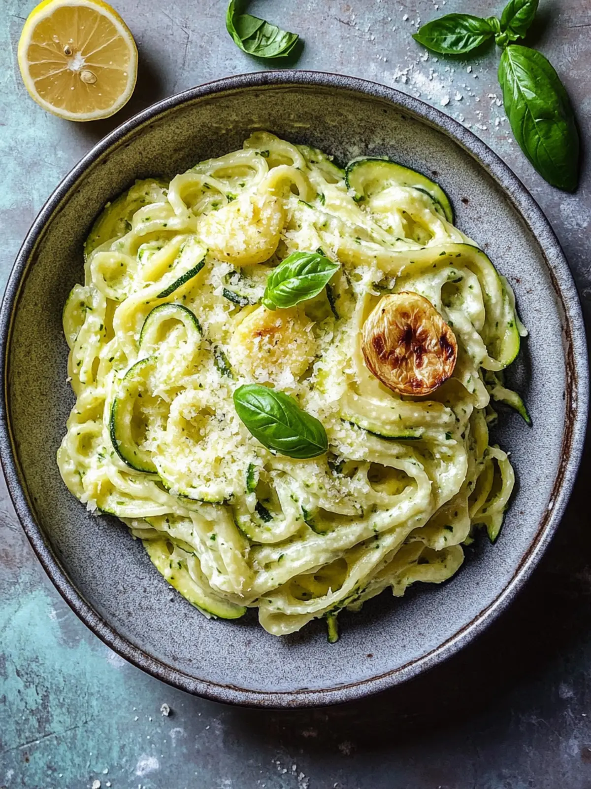 Creamy Zucchini Butter Pasta