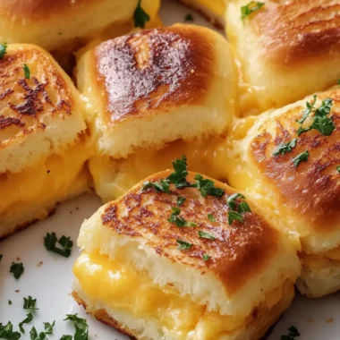Easy Mini Grilled Cheese Hawaiian Rolls