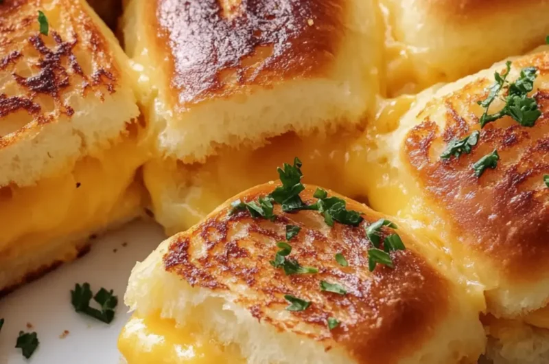 Easy Mini Grilled Cheese Hawaiian Rolls