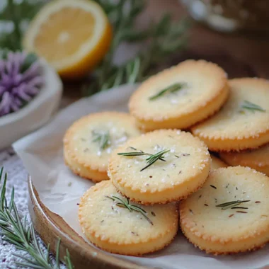Rosemary Butter Cookies