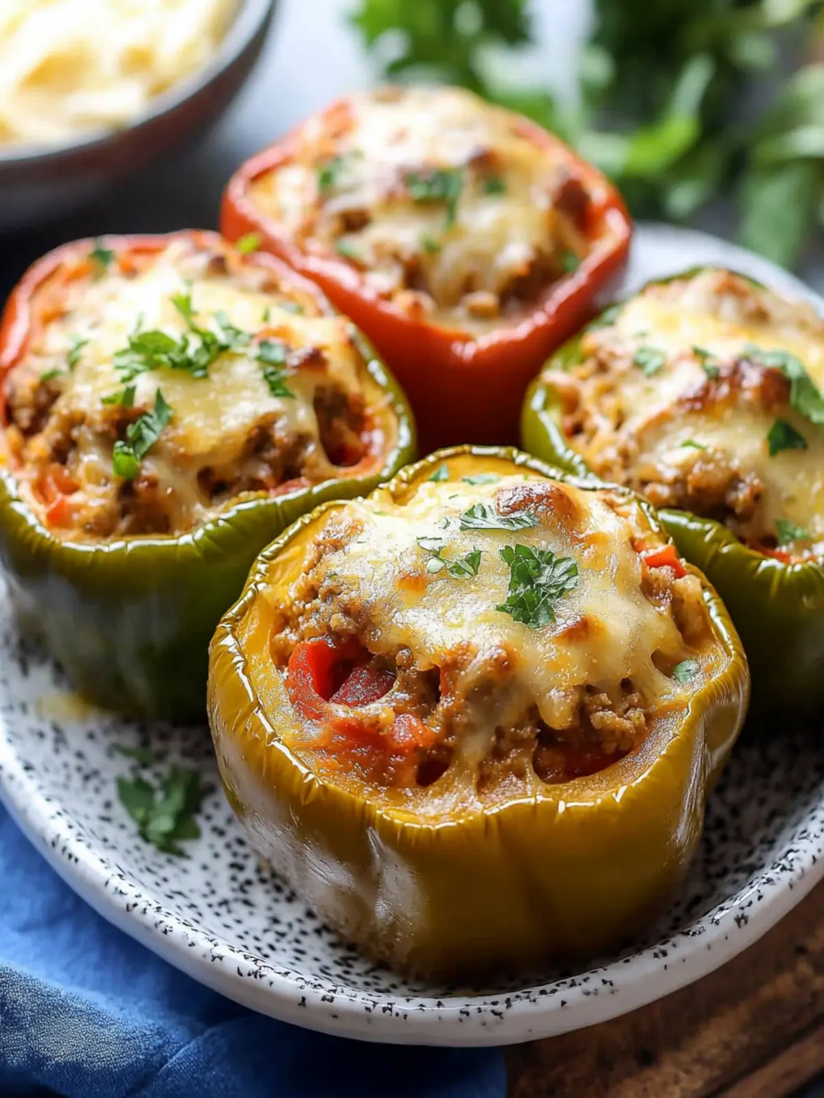 Crock Pot Stuffed Peppers