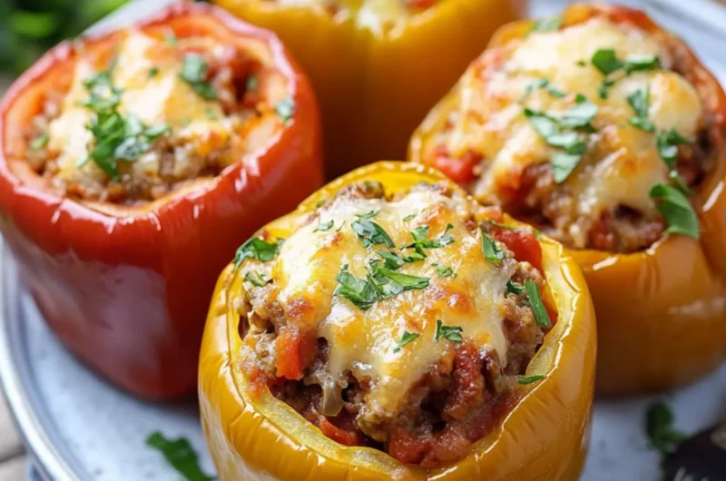 Crock Pot Stuffed Peppers