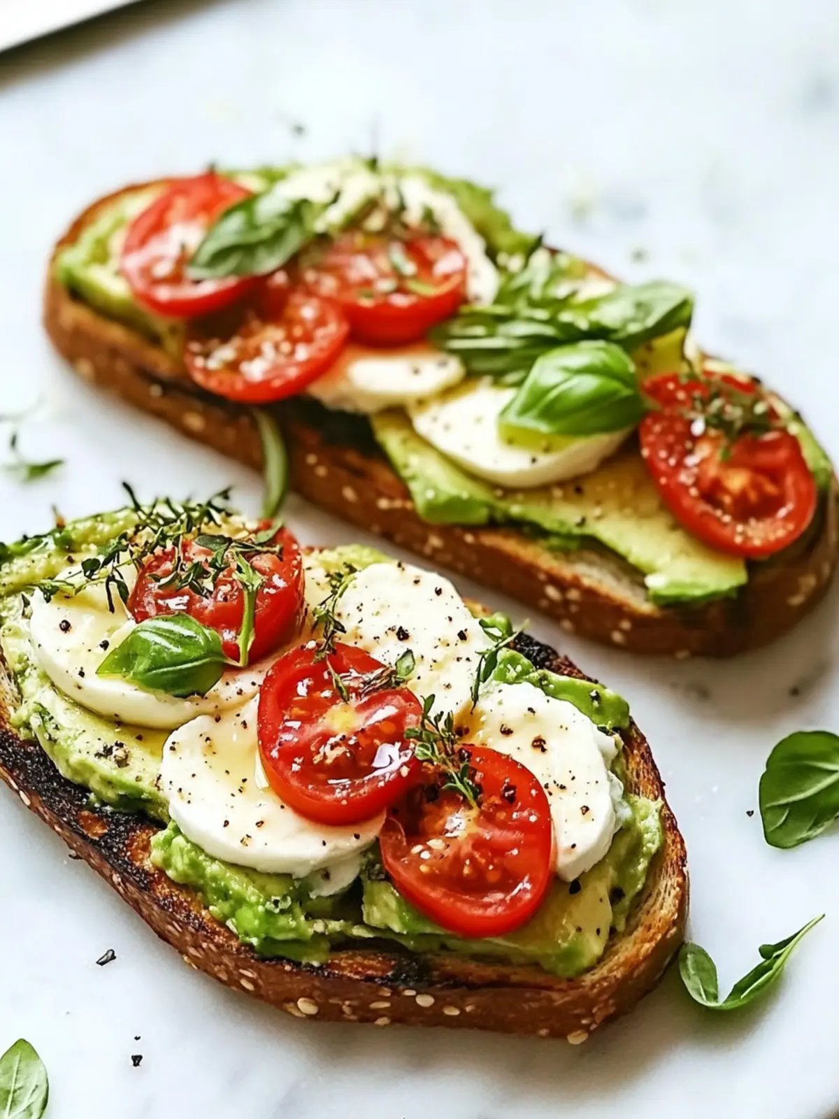 Caprese Avocado Toast