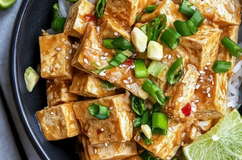 Vegan Sweet Coconut Thai Tofu