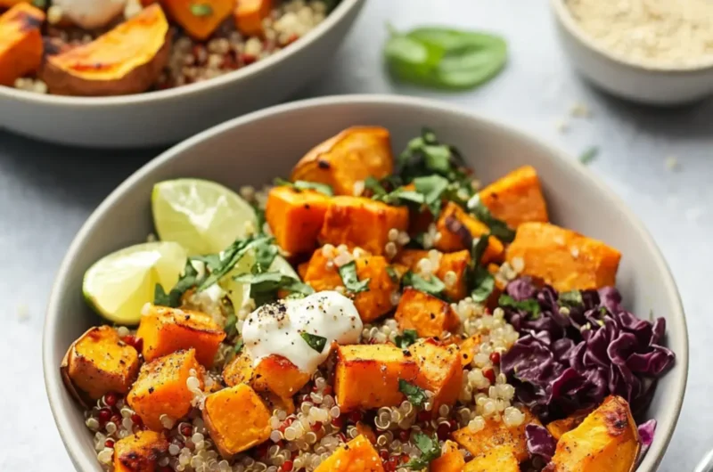 Quinoa Sweet Potato Bowls