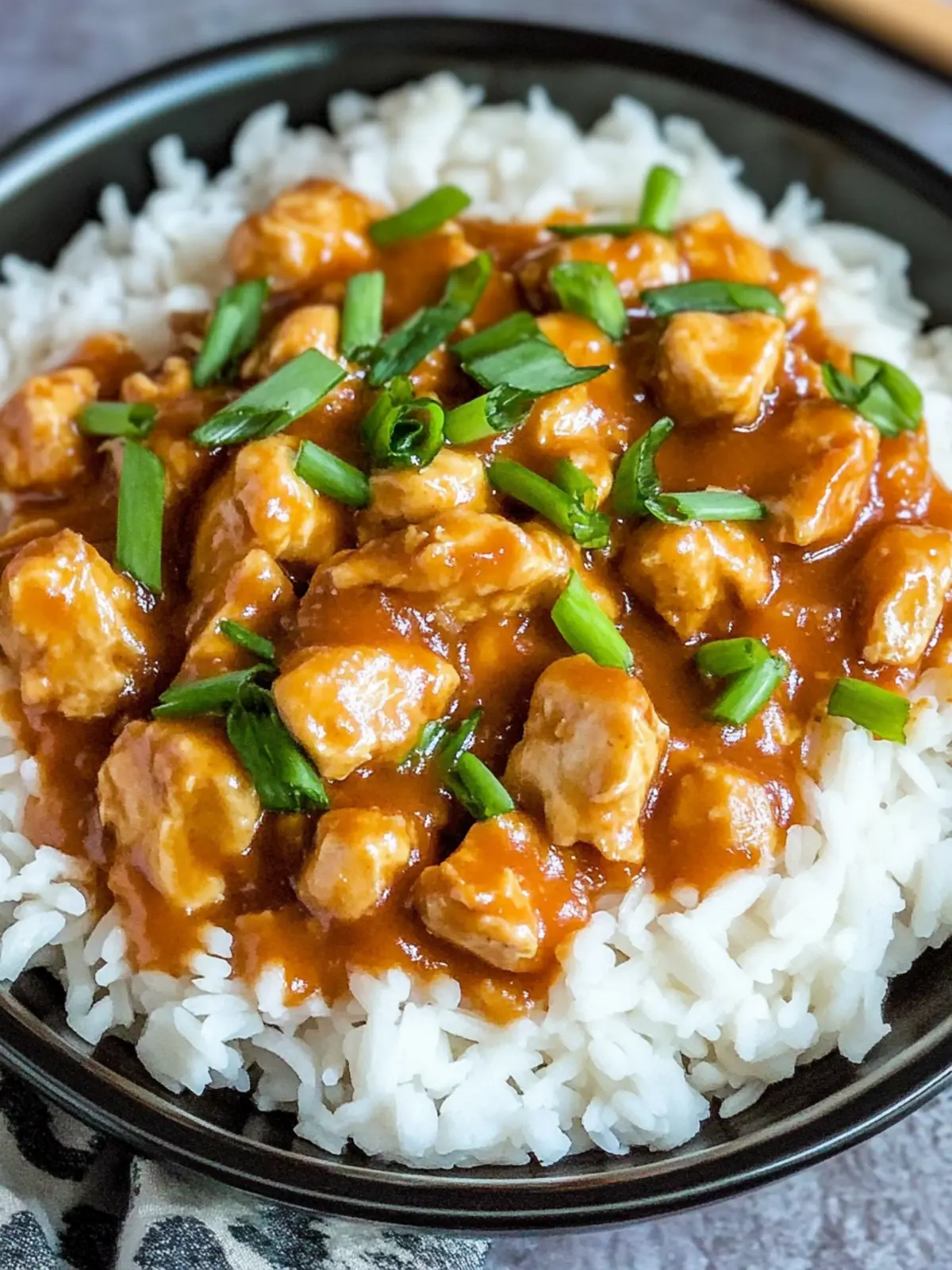 Peanut Butter Chicken