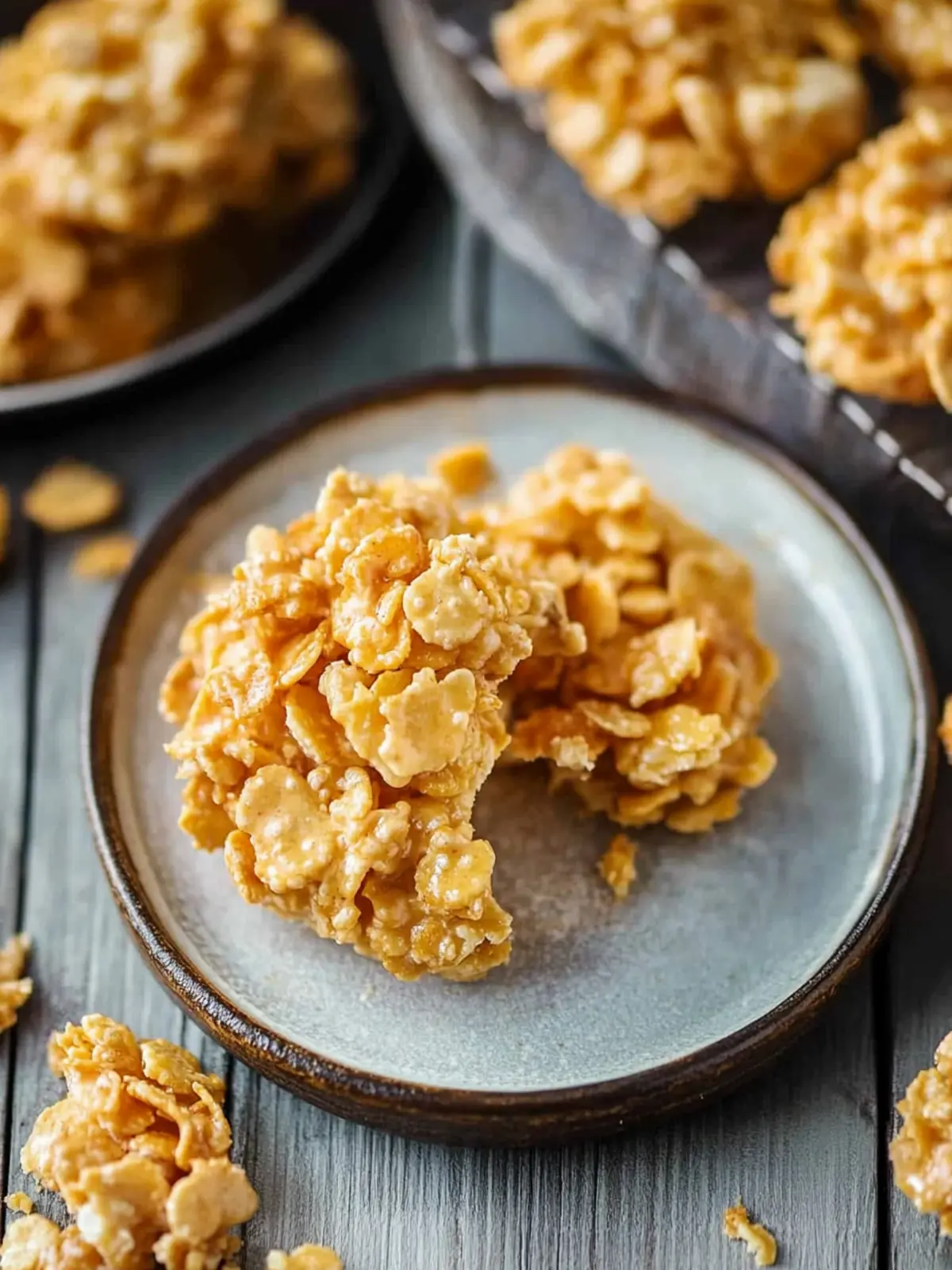 Peanut Butter Cornflake Cookies No Bake That Wow Every Bite 2 Peanut Butter Cornflake Cookies (no bake)