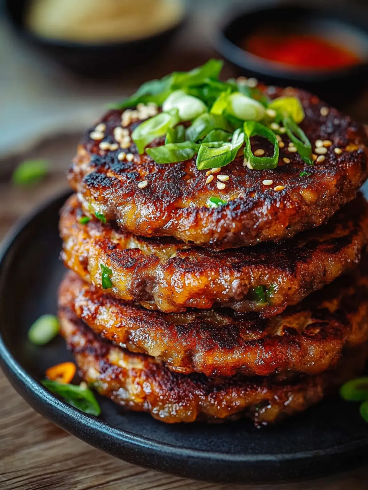 Savor Hearty Korean Beef Patty Pancakes for Cozy Nights 4 Hearty Korean Beef Patty Pancakes