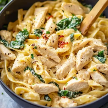 Chicken Spinach Pasta