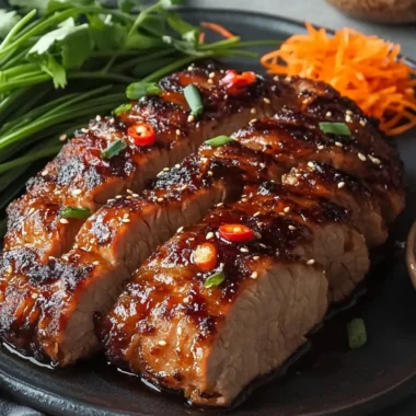 Tender Asian-Inspired Slow Cooker Pork Tenderloin