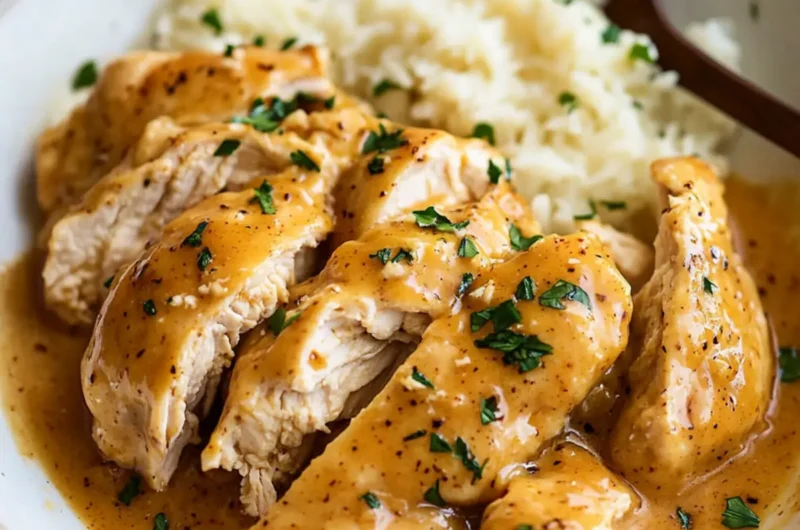 Crock Pot Honey Mustard Chicken