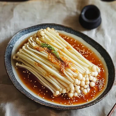 Spicy Enoki Mushrooms