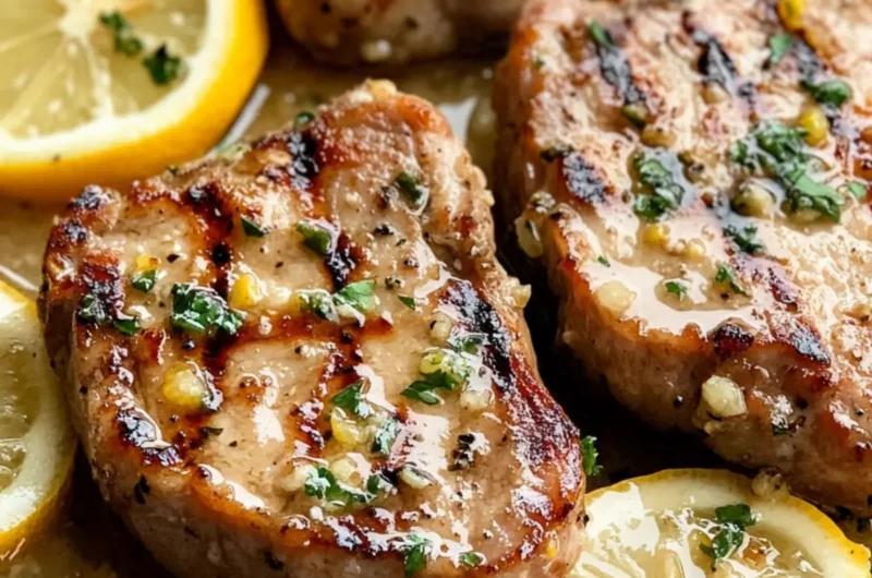 Garlic Lemon Pork Chops
