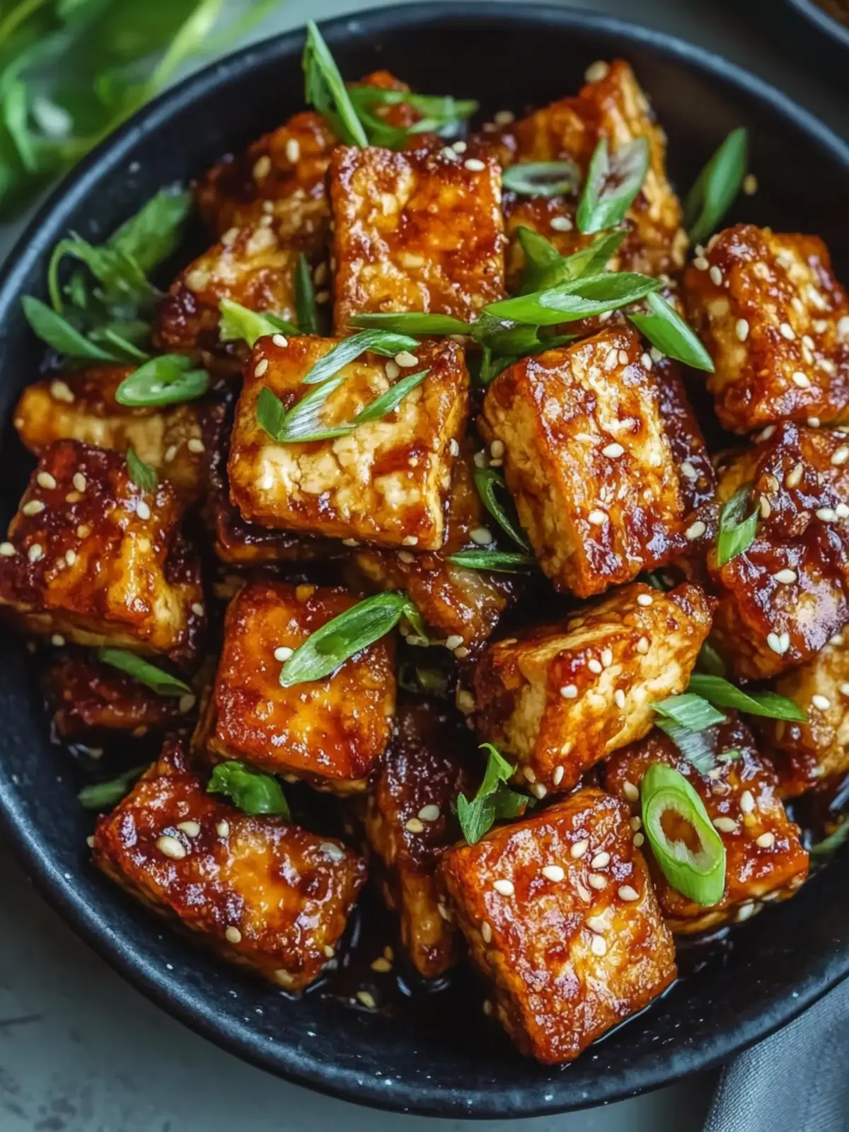 Crispy Sticky Tofu