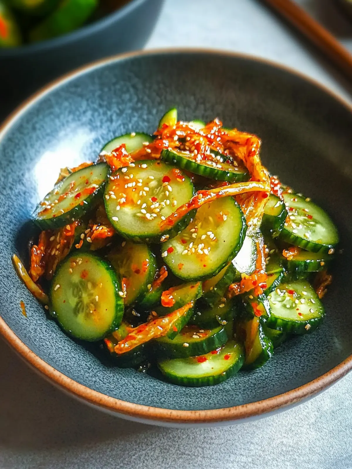 Easy Cucumber Kimchi Salad