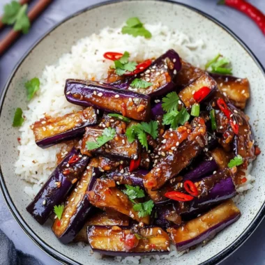 Chinese Hoisin Eggplant Stir-fry