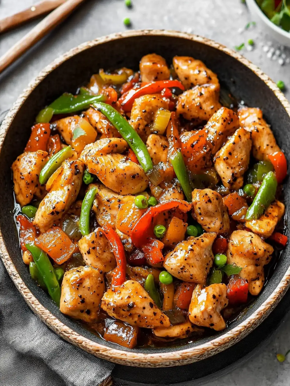 Black Pepper Chicken