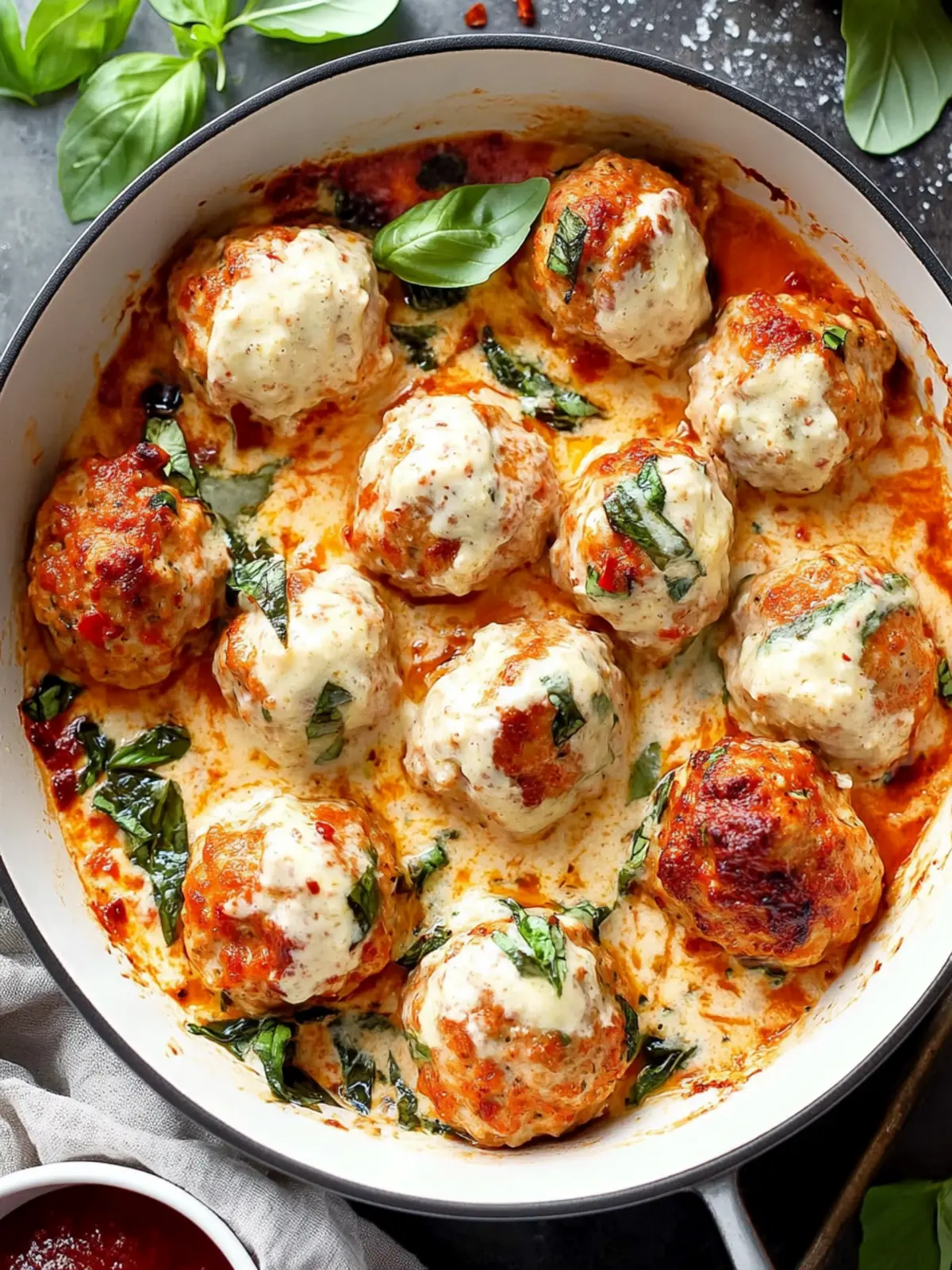 Juicy Baked Chicken Ricotta Meatballs for Flavorful Dinners 3 Juicy Baked Chicken Ricotta Meatballs