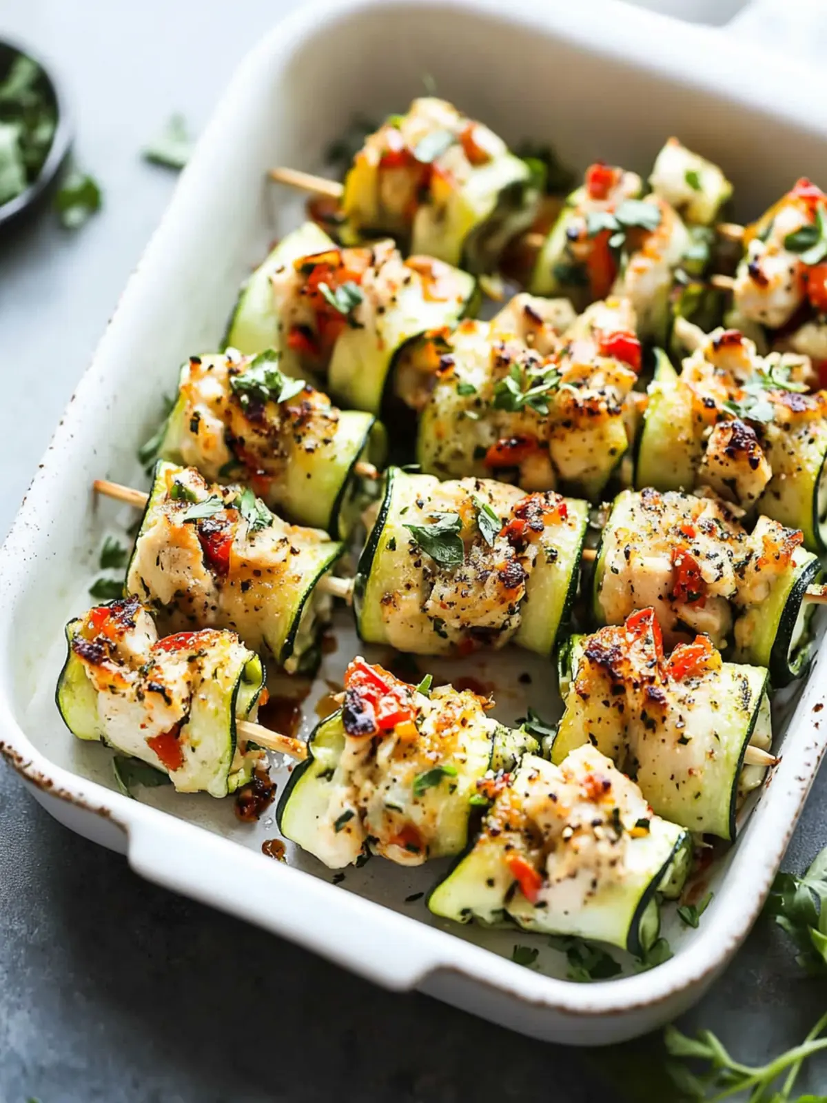 Delicious Chicken Zucchini Rolls for a Guilt-Free Dinner 2 Chicken Zucchini Rolls