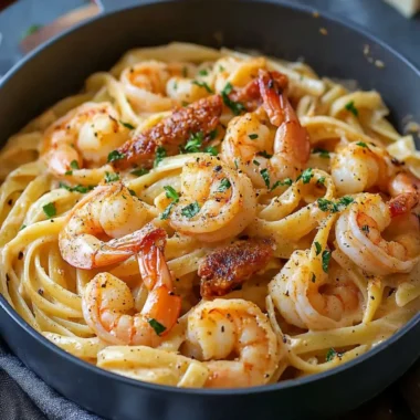 Creamy Cajun Shrimp Pasta