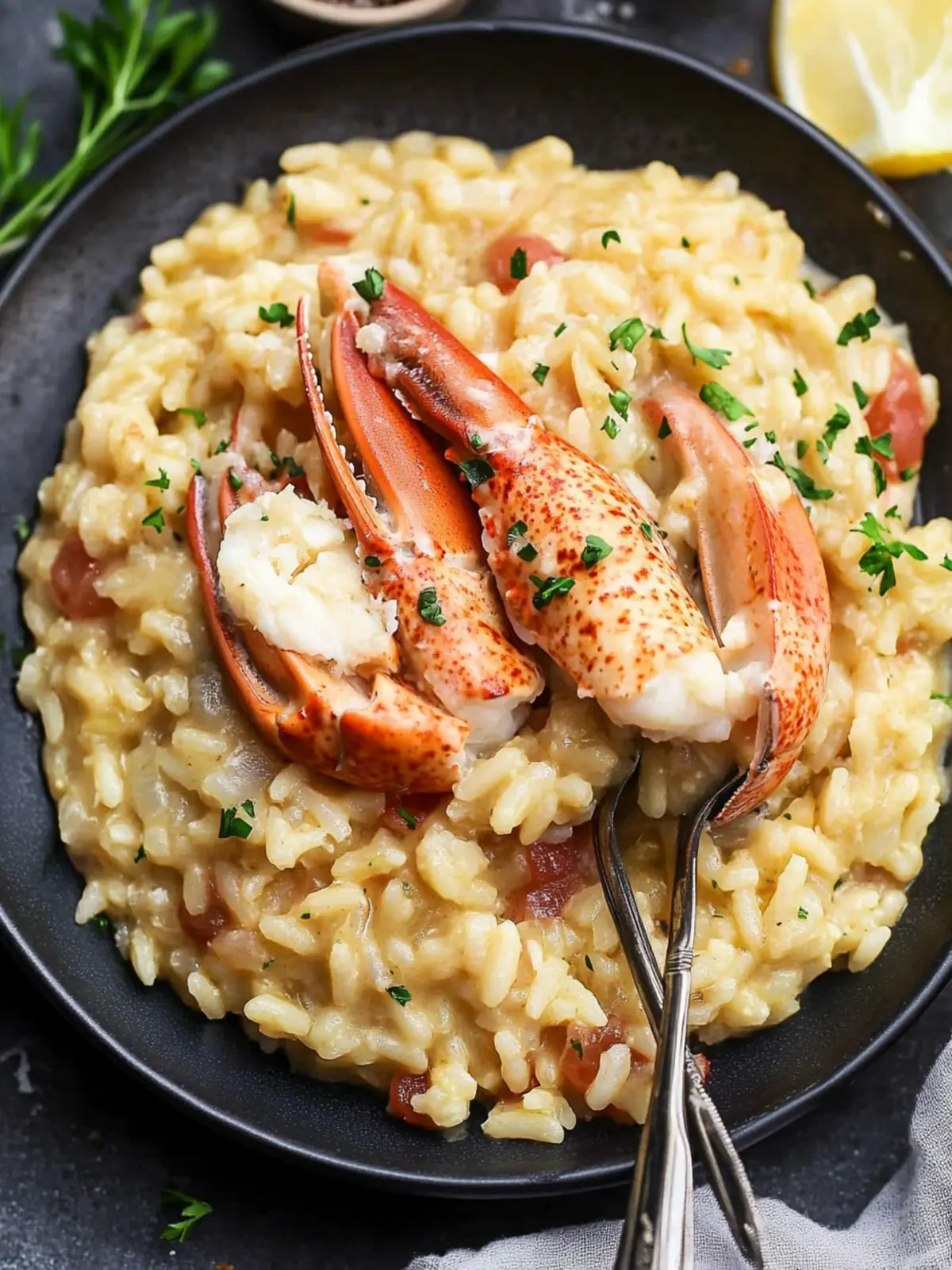 Lobster Risotto: A Luxurious Twist for Cozy Dinner Nights 2 Lobster Risotto