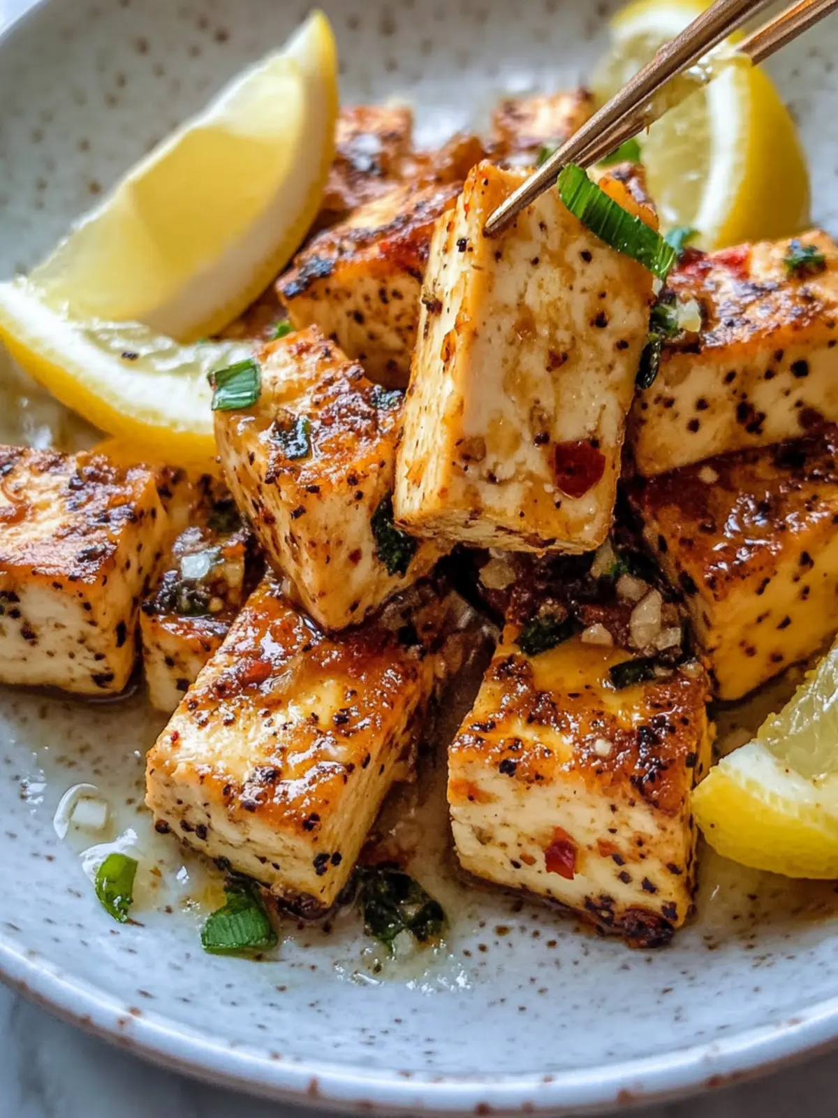 Lemon Pepper Tofu