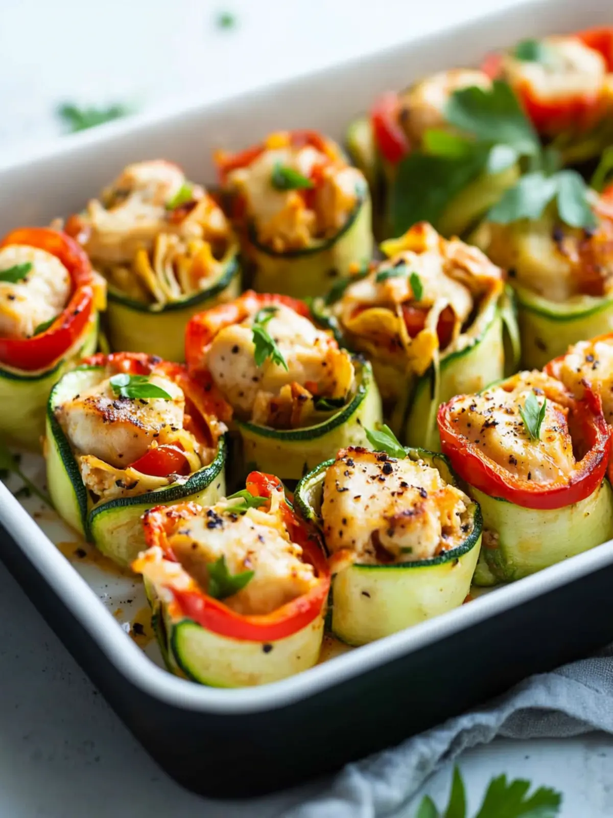 Delicious Chicken Zucchini Rolls for a Guilt-Free Dinner 3 Chicken Zucchini Rolls
